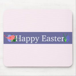 Happy Oaster Lila Banner Mousepad