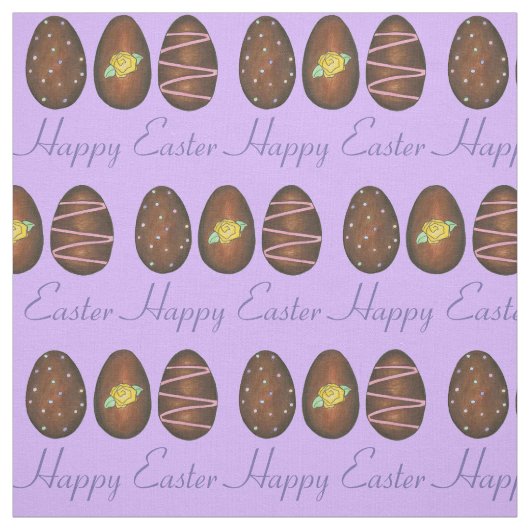 Happy Oaster Lila Buttercreme Ei Candy Stoff (Muster)