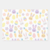 Happy Oaster Lila Rabbit Geschenkpapier Set (Vorderseite 2)