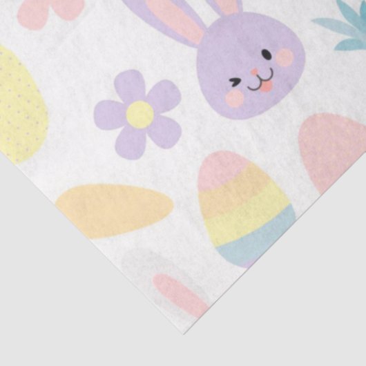 Happy Oaster Lila Rabbit Seidenpapier (Ausschnitt)