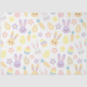 Happy Oaster Lila Rabbit Seidenpapier (Vorderseite)