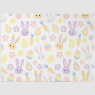 Happy Oaster Lila Rabbit Seidenpapier