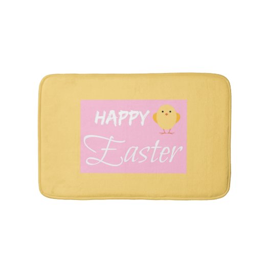 Happy Oaster Little Chick Yellow Badematte (Vorderseite)