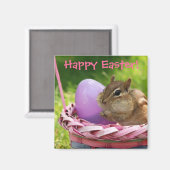 Happy Oaster Little Chipmunk Magnet (Vorderseite/Rückseite)