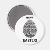 Happy Oaster Magnet (Vorderseite/Rückseite)