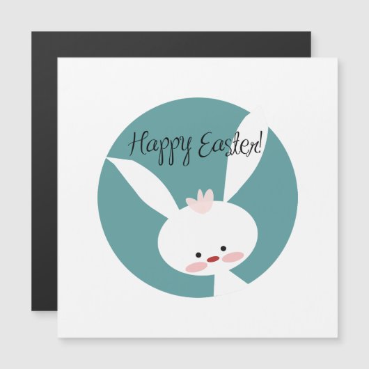 Happy Oaster Magnetkarte (Vorne/Hinten)