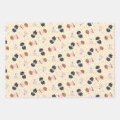 Happy Oaster Maltipoo Hunde Geschenkpapier Set (Vorderseite)