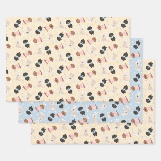 Happy Oaster Maltipoo Hunde Geschenkpapier Set (Set)
