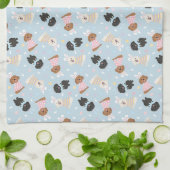 Happy Oaster Maltipoo Hunde Geschirrtuch (Gefaltet)