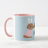 Happy Oaster Maltipoo Hunde Tasse (Links)