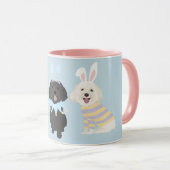 Happy Oaster Maltipoo Hunde Tasse (VorderseiteRechts)