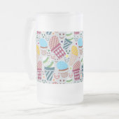 Happy Oaster Mattglas Bierglas (Vorderseite Links)