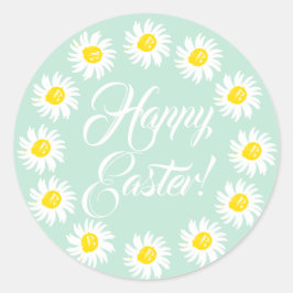 Happy Oaster Meeresfrüchte Minze niedliche Tagesra Runder Aufkleber