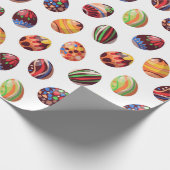 Happy Oaster - mehrfarbige Eier Geschenkpapier (Ecke)