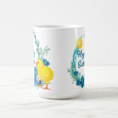 Happy Oaster mit Baby Chick Kaffeetasse (Mittel)