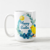 Happy Oaster mit Baby Chick Kaffeetasse (Links)