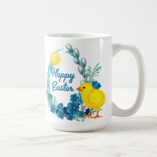 Happy Oaster mit Baby Chick Kaffeetasse