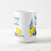 Happy Oaster mit Baby Chicks Kaffeetasse (Mittel)