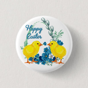 Happy Oaster mit Chicks Button