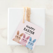 Happy Oaster mit drei bezaubernden Babys Geschenkanhänger (Beispiel)