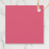 Happy Oaster mit drei bezaubernden Babys Geschenkanhänger (Rückseite)