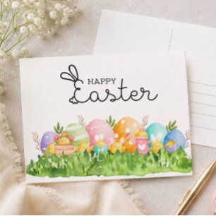 Happy Oaster mit Eiern Postkarte