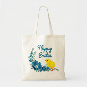 Happy Oaster mit einem Baby Chick Tragetasche