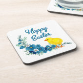 Happy Oaster mit einem Baby Chick Untersetzer (Linke Seite)