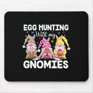 Happy Oaster mit meinen Gnomen Bunny Oars Egg Hunt Mousepad