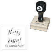 Happy Oaster mit Namen Gummistempel (Stempel)