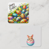 Happy Oaster Mitteilungskarte (Vorne/Hinten)