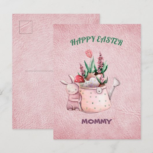 Happy Oaster Mommy Postcard Postkarte (Vorne/Hinten)