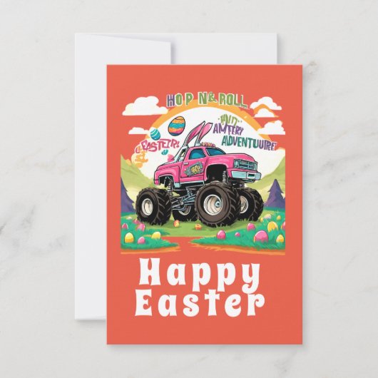 Happy Oaster Monster Truck Adventure Karte (Vorderseite)