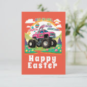 Happy Oaster Monster Truck Adventure Karte (Stehend Vorderseite)