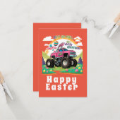 Happy Oaster Monster Truck Adventure Karte (Vorderseite/Rückseite Beispiel)