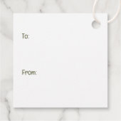 Happy Oaster Mops Hunde Bunny Ears Geschenkanhänger (Rückseite)