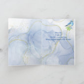 Happy Oaster Mountain Bluebird Christ Feiertagskarte (Innenseite)