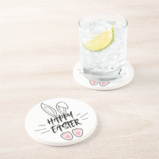 Happy Oaster Muster Getränkeuntersetzer (Seite)