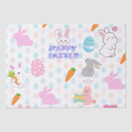 Happy Oaster Muster Seidenpapier