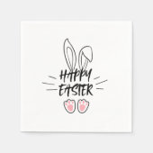 Happy Oaster Muster Serviette (Vorderseite)