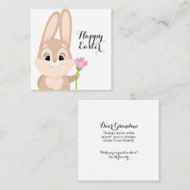 Happy Oaster Niedlich Bunny Mitteilungskarte