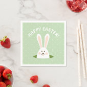 Happy Oaster Niedlich Bunny Serviette (Beispiel)