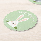Happy Oaster Niedlich Bunny Untersetzer (angewinkelt)