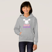 Happy Oaster, Niedlich Bunny, White Bunny, Rabbit Hoodie (Vorne ganz)