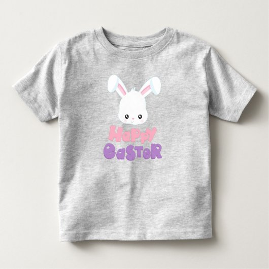 Happy Oaster, Niedlich Bunny, White Bunny, Rabbit Kleinkind T-shirt (Vorderseite)