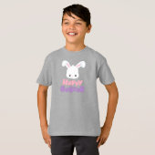 Happy Oaster, Niedlich Bunny, White Bunny, Rabbit T-Shirt (Vorne ganz)