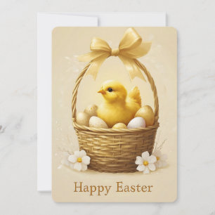Happy Oaster Niedlich Chick Card Feiertagskarte