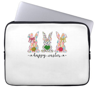 Happy Oaster Niedlich Coquette Osterfest Bunny Rab Laptopschutzhülle