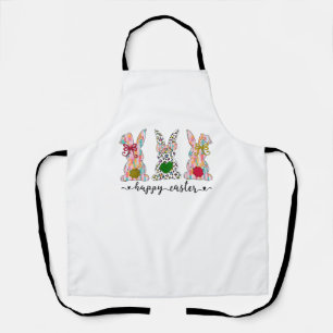 Happy Oaster Niedlich Coquette Osterfest Bunny Rab Schürze