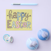 Happy Oaster Niedlich Floral Bunny Spring Leopard Flyer (Einzeln)